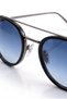 Blue Oval Men's Sunglasses Metal Frame Uv400 Protective - 5