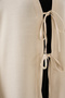 Linen Hijab Kimono 5968 - Cream - 4