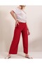 6543 Knitted Pants - Red - 3