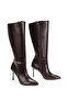 Slope Toe Thin Heel Boots 9 cm Heel Length - 4