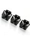 3 Pack Wall Mount Stainless Steel Broom Mop Gripper Holders