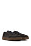 Men's Anthracite Lace-Up Thick Soled Suede Leather Sneaker Wm660016Ds - 2
