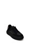 Women's Black Lace-Up Thick-Soled Sneaker Af168002Sk - 7