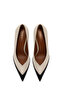Women's Cream Thin Heeled Leather Stiletto Af100002Dv - 5