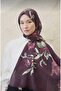 Orchid Pattern Premium Tensel Shawl