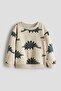 Printed brushed-inside sweatshirt - 3