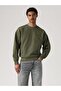 Authentic Crew Neck Men's Green Sweatshirt - 3