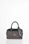 Monogram Pattern Handbag Black