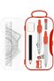 Mathematical Drawing Instruments Box – Complete Geometry Set with Compass, Protractor, Ruler,