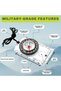 Orienteering Navigation Compass, Transparent Multifunctional Survival Tool, Professional Handheld Co - 6