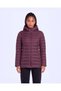 Logo Rijun Kadın Bordo Regular Mont