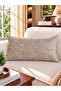 Beige Glitter Mosaic Patterned Throw Pillow Cover 1 Piece - 4