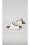 An-312 Genuine Leather Cork Sole Anatomical Slippers P.F.G.-White - 36 - 3