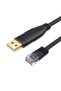 كابل USB من CableCreation بطول 6 أقدام مع محول تسلسلي من USB إلى RJ45