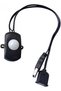 Clearhill 5V Motion Sensor Switch with USB Male and Female Connector (Black), Automatic Sensor Switch for Led Lighting - 5