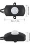 Clearhill 5V Motion Sensor Switch with USB Male and Female Connector (Black), Automatic Sensor Switch for Led Lighting - 4