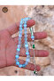 Sphere Cut Alpaca Tasseled Green Quartz Natural Stone Prayer Beads 201025903 - 2