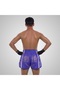 Muay Thai Shorts Boxing Trunks Retro Style (Tuf-Rms129-Pur) - 6