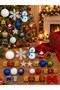 New Year Special 26-Piece Christmas Tree Ornament Set Christmas Decor Mixed Christmas Accessories Ornament Set - 5