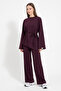 Asymmetric Modal Suit 26173 - Mürdüm - 2