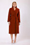 Red Brown Rosalinda Cashmere Coat - 2