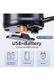 مبراة أقلام كهربائية، قابلة لإعادة الشحن عبر USB، محمولة، للأقلام الملونة، تُشفر في 3 ثوانٍ - 4