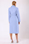 Light Blue Rosalinda Cashmere Coat - 6