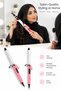 Hair Curling Iron with Ceramic Barrel, Adjustable Temperature LCD Display Curler, Fast Heat Up 2 in 1 Hair Curler & Straightener for All Hair Types - 5