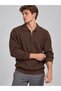 Men's Polo Neck Zippered Knitwear - 3