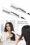 Wide Plate Hair Straightener Flat Iron, Ceramic Coating Straightening Iron with Multi Temperature Settings, Fast Heat Up 2 in 1 Straightener & Curler for All Hair Types - 5