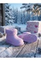 Winter Fur Non-Slip Sole Comfortable Fit Easy to Wear Cold Weather Resistant Children's Boots - 3