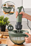 3 Liter Mixer Container with Lid – Leak-Proof, Splash-Proof Storage and Mixing Container - Green - 2