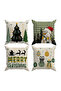 Christmas Double-Sided Printed 4-Piece Throw Pillow Cover 6Echd9 - 2