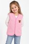 Unisex Plush Vest with Teddy Bear Detail