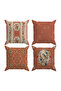 Double-Sided Printed 4-Piece Throw Pillow Cover Set 6Esld1 - 2