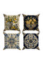 Double-Sided Printed 4-Piece Throw Pillow Cover Set 6Eld4 - 2
