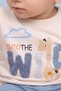 Baby into the Wild Printed Cute Giraffe Two-Piece Set - 3