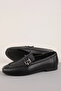 Women's Black Genuine Leather Loafer Shoes Hl.33202 Black - 2