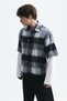 Boxy Fit Plaid Double Sleeve Shirt - 8
