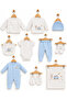 🩵   100% Cotton 10 Pieces Newborn 👶   Hospital Exit