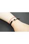 Feeling Oltu Stone Silver Frame Adjustable Bracelet - 2