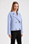 Light Blue Cashmere Jacket - 3