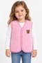 Unisex Plush Vest with Teddy Bear Detail - 2