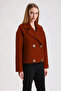 Red Brown Cashmere Jacket - 3