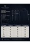 Men's Anthracite Winter Hooded Zippered Sweatshirt Jacket with Fleece Inside - 8