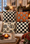 Double-Sided Printed 4-Piece Throw Pillow Cover Set 6Eld19