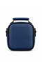 Men's Navy Blue Vegan Leather Hand and Shoulder Bag with Adjustable Cross Strap Daily Bag (Mini Size) - 3