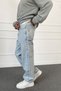 Regular Fit Ice Blue Jean - Denim Trousers