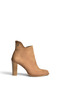 Z654047961 Mink Genuine Leather Suede Thick Heeled Women's Boots - 6
