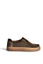 V999646461 Brown Genuine Leather Suede Women's Shoes - 4